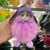Venta al por mayor Colgante de Bola de Piel de Zorro Real Muñeca Accesorios para Bolsa Llavero de Piel de Felpa Estilo Coreano Moderno