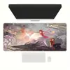 Alfombrilla de Ratón para Videojuegos E-Sports Bidimensional de Personajes de Anime, Alfombrilla Grande de Escritorio para Teclado de Computadora Gruesa y Resistente a las Manchas