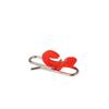 Conector de plástico con pasador trasero, luya, cebo falso, acero inoxidable, accesorios para pesca en el mar