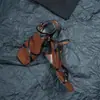 Sandalias Retro Doradas de Mujer, Modernas y Elegantes, para Primavera y Verano, Combinan con Faldas, Nuevo Modelo 2026, Tacón Alto de Cuña con Una Correa