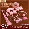 Conjunto de Pelúcia de Dez Peças para Adereços de Role-Playing, Conjunto Macio de Acessórios de Bondage, Fantasia de Cosplay, Dropshipping de Peça Única