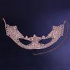 Europa y Estados Unidos máscara de mascarada nueva exagerada transfronteriza fiesta de Halloween máscara de diamantes de imitación máscara de accesorios de personalidad