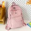 Mochila Grande Capacidade Estilo Coreano Nova Moda para Mulheres Leve Múltiplos Bolsos Casual Versátil Estudante Bolsa Escolar Mochila de Viagem