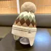Gorro infantil para otoño e invierno, forrado de polar y engrosado, gorro de punto para bebé con protección para las orejas y pompón, a prueba de viento y cálido, unisex, estilo coreano