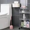 Sin Taladro con Base Cepillo para Inodoro Set de Cepillos de Limpieza para Baño Doméstico Montado en Pared Cepillo para Inodoro de Nylon con Cerdas Suaves