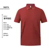 Camisa Polo de Spandex Estilo Nuevo de Verano Ropa de Trabajo para Hombres Uniforme de Grupo Camiseta de Manga Corta Logo Bordado Personalizado