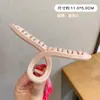 Presilha de Cabelo de Acrílico Tubarão de Verão Inspirada em Celebridades, Presilha de Garra Grande para Mulheres, Acessório de Cabelo para Coque Despojado, Presilha Essencial para Cabelos Grossos