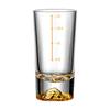 Conjunto de Balança de Vidro para Licor Jinshan 0,1kg Doméstico 0,1kg Copos de Vinho de Vidro 100ml Conjunto de Vinho Criativo Sofisticado e Casual