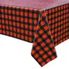 Amazon Mantel Desechable de Plástico Cuadros Rojo Negro Leñador Decoración Fiesta Navideña Resistente al Aceite