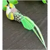 Pájaro Artificial Urraca Adorno Decoración de Pájaro con Plumas Simuladas Pájaro Colorido Adorno Decorativo para Hogar Jardín Guardería