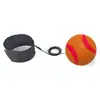 Bola de pulso de borracha de 63mm bola de basquete fluorescente de quatro cores arremesso de mão bola elástica espuma sólida corda de desgaste bola de rebote comércio exterior