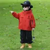 Chaqueta de Otoño 3 en 1 Desmontable para Niños 2026 Nuevo Elegante Abrigo con Capucha Infantil
