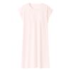 Camisón Femenino Categoría A con Almohadilla en el Pecho para Primavera y Verano Estilo Coreano Dulce Color Sólido Camisón de Verano Femenino de Manga Corta para Usar como Ropa Exterior