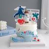 8.19 Decoración para pastel del Día del Médico, estetoscopio enchufable, jeringa, caja de medicamentos, adornos para pastel festivos para médicos masculinos