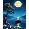 Pintura al Óleo Digital de Flor de Cerezo DIY Pintado a Mano Pintura Decorativa Escénica para Sala de Estar Popular Pintura de Compra Grupal ozon