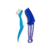 Four Seasons Kit de 4 Peças Pincel de Cabelo Marrom Ferramenta de Limpeza de Radiador Metal Aço Inoxidável Pente de Finos Limpeza de Ar Condicionado e Remoção de Poeira