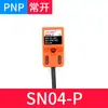 Sensor Inductivo Metálico Cuadrado SN04-N Interruptor de Proximidad de Tres Cables NPN Normalmente Abierto Sensor de Interruptor de Límite DC