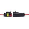 1.5 Série 1P-6P Conector de Carro à Prova d'Água Acessórios para Modificação de Linha Plugue de Luz Ambiente Suporte com Fio