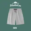 Shorts Esportivos Masculinos Finos Casuais de Seda Gelada Estilo Hong Kong Soltos Tamanho Grande