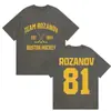 Tamanho europeu cruzado T-shirt Ilya Rozanov 81 Competição acirrada Boston Hockey Original