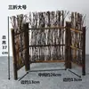 Produtos de bambu tela de cerca de bambu cerca pequena cerca de bambu roxo suporte de tela mesa de chá japonesa decoração criativa para jardinagem enfeites