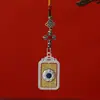 Novo Pingente de Nove Palácios e Oito Trigramas do Xizang com Mantra de Seis Caracteres, Ornamento de Chaveiro Unissex para Carro e Bolsa
