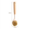 Escova de panela doméstica cozinha lavar panela artefato de lavagem panela antiaderente óleo fogão de cozinha tigela prato limpeza descalcificação escova de limpeza