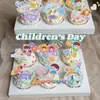 Copyright Día del Niño Decoración para Cupcakes Papel Decoración para Cupcakes Día del Niño