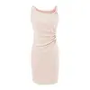 Vestido Branco Sexy Sem Alças de Decote Profundo, Nova Moda de Verão, Elegante e na Moda, Vestido Bodycon que Valoriza o Corpo e Marca a Cintura