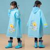 Capa de Chuva Infantil Eva Hidden com Compartimento para Mochila para Alunos do Ensino Fundamental, Equipamento de Chuva, Poncho para Caminhada Atacado