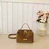 Bolso Pequeño Cuadrado Forma de Caja Primavera para Mujer 2026 Nuevo Estilo Bolso de Mano Rojo Retro Bolso Cruzado para Teléfono de Viaje