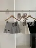 Kekezoon Estilo Preppy Falda Plisada de Cintura Alta Línea A Adelgazante Versátil Casual Corta Anti-Exposición para Mujer 7819