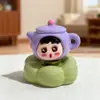 Bule de Cerâmica Jingdezhen Desenho Animado Xiaoxin Criativo Giratório Divertido Decoração de Casa Ornamento de Carro Decoração de Mesa