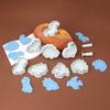 Molde de corte multifuncional Serie Dinosaurios Nuevos Molde para galletas Simulación de pastel Herramientas para hornear en casa 3D Alimento Suplementado Diy