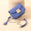 Bolso Pequeño para Mujer, Nuevo Estilo Versión Coreana, Bolso Sencillo Versátil con Cadena de Cierre, Bolso Cuadrado Pequeño, Bolso Bandolera de Un Hombro