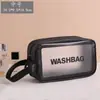 Guau, Bolsa de Cosméticos y Artículos de Tocador de PVC Personalizada con un Acabado de Alta Gama, Bolsa de Tocador Tote Impermeable con Compartimentos para Viaje, con Diseño de Letras