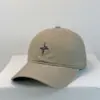 Gorra de Béisbol Suave de Alta Calidad con Bordado Sencillo para Mujer, Tendencia Casual Versátil para Exteriores, Gorra de Protección Solar para Parejas que Hace que la Cara se Vea Más Pequeña