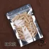 Bolsas Translúcidas de Papel de Aluminio para Empaque General de Productos Secos, Frutas Deshidratadas, Snacks, Mariscos y Hongos, con un Lado Recubierto de Aluminio y Cierre Hermético de Cremallera