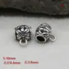 Acessórios de Joias Xizang Liga de Prata Retrô Três em Um Pequeno Pingente Pulseira Colar Acessórios Rudraksha Contas Espaçadoras Atacado