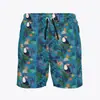Temu Transfronteiriço 2025 Verão Masculino Shorts Hawaiian de Praia Largos Tamanho Europeu Amazon Calças Casuais de Cinco Pontos para Homens