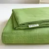 Sábanas de Tela Gruesa y Gruesa, Rayas Simples para el Hogar Doble Lavable a Máquina Dormitorio de Estudiantes Amigable con la Piel Juego de Tres Piezas