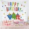 Tela Colgante de Fondo para Fiesta de Cumpleaños Estilo Coreano Ins para Fiesta Infantil, Celebración de los 100 Días, Tela Decorativa, Tela de Pared para Sesiones de Fotos en la Sala de Estar