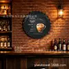 Decoración de cafetería letrero de hojalata de tapa de cerveza cafetería de estilo americano pintura de tapa de botella decorativa