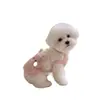 Roupa de Inverno/Outono para Pets com Gola Redonda, Duas Pernas, Lã, Estampa de Desenho Animado, Espessada, Quente, Pode Ser Usada com Guia para Gatos e Cachorros, Roupa para Pets ao Ar Livre