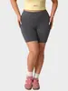 Fornecimento Exclusivo Transfronteiriço de Shorts de Yoga Finos Respiráveis de Verão para Mulheres Plus Size com Estampa de Leopardo, Cintura Alta e Controle de Barriga Emagrecedores