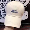 Boné de Baseball Versátil Feminino Novo para Primavera e Verão com Bordado de Letras, Aba Curva, Adequado para Cabeças Grandes, Estilo Estudante Tendência