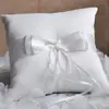 Produto do Fabricante Aliexpress Casamento Estilo Europeu Nó Duplo de Flor Contas 10*10 Almofada de Aliança de Casamento para Noiva