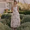 Vestido de tirantes floral estilo europeo y americano, elegante y suave, adelgazante, de hada, para mujer, transfronterizo de Amazon