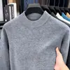 580g Cuello Alto para Hombre Otoño e Invierno Engrosado Talla Grande Prendas de Punto para Hombre Capa Base Cálida Ropa para Hombre