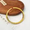 Pulseira Tótem Fita de Möbius Estilo Boêmio Pulseira Banhada a Prata Retro Feita à Mão Pulseira Aberta Sólida